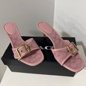 Coach Pink Margot Heels
